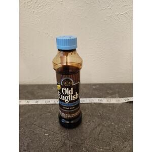 Old‎ English Scratch Cover for Dark Woods, Half Full Bottle Wood Polish Vintage